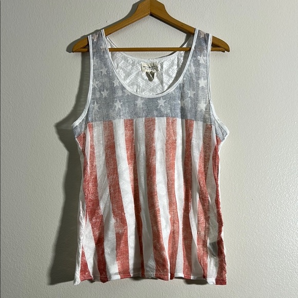 Denim & Supply Ralph Lauren Patriotic Stars and Stripes Tank Top - Picture 1 of 6